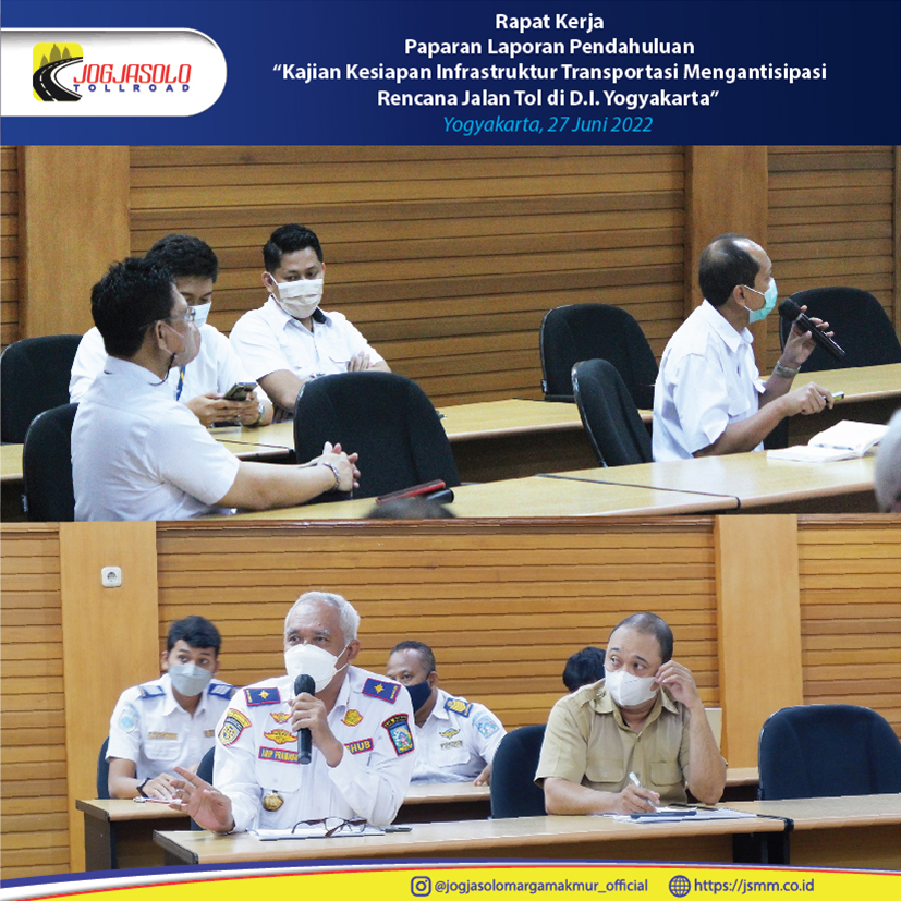 Dalam paparannya General Manager Teknik Tutus Trihandoko menjelaskan progress apa yang telah dilakukan dan kesipan apa saja yang perlu menjadi perhatian pada proses pembangunan Jalan Tol di wilayah D.I.Yogyakarta sehingga nantinya memudahkan semua pihak yang terlibat dalam pembangunan Jalan Tol Solo-Yogjakarta ini dapat berjalan dengan sukses dan lancar