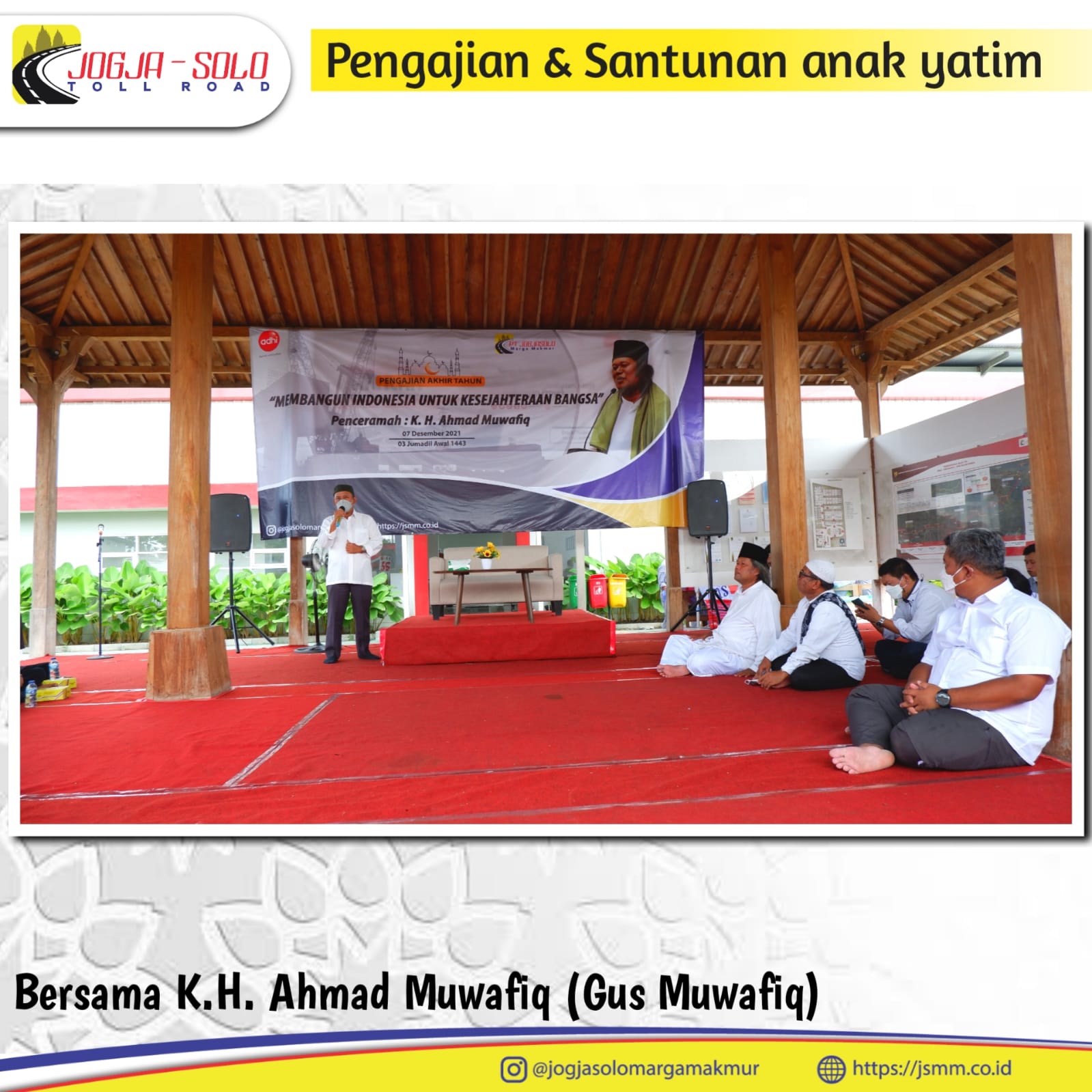 Sambutan Direktur Teknik Bapak. Pristi Wahyono di acara Pengajian Akhir Tahun