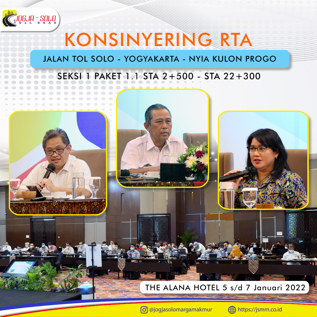 Konsinyering RTA seksi 1 paket 1.1 STA 2+500 - 22+300